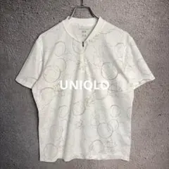UNIQLO 半袖 ドライEXハーフジップ フォーチュララボラトリーズ Lサイズ