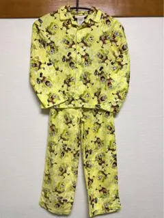 パジャマ　スポンジボブ　黄色　子供用　120cmから130cm 値引き