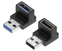YFFSFDC USB 3.0 アダプタ L型 アダプタ 2個セット