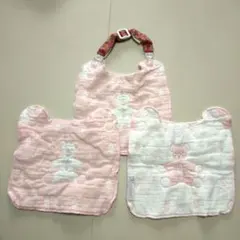 ソレイアード　スタイ　クリップ付き　6重ガーゼタオル