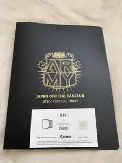 BTS 公式ファンクラブ クリアファイル A4サイズ