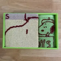 日生スヌーピータオルセット2枚入り