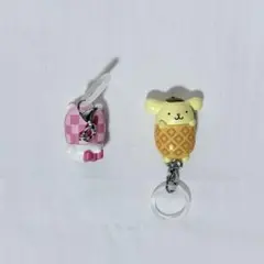 お手玉めじるしアクセサリー さんりおきゃらくたぁず ハローキティ ポムポムプリン