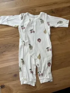 ジェラートピケ フルーツ柄ロンパース