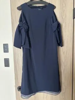 GIRL ネイビー　パーティドレス