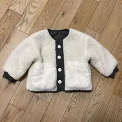 【美品】ビーミングバイビームス　 リバーシブル ボア ジャケット　100