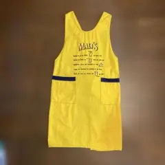 MALT'S エプロン 黄色