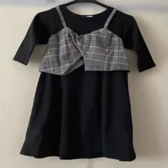 GLOBAL WORK ビスチェ付 キッズ ワンピース