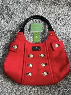 赤 ハンドバッグ