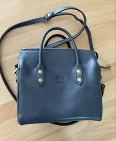 イルビゾンテ2WAY♡ミニボストン♡ショルダー♡IL BISONTE♡ブラック IL BISONTE イルビゾンテ 2way ミニボストン ショルダーバッグ - メルカリ