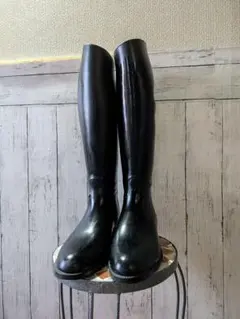 エーグル黒レインブーツ