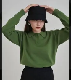 TINA:JOJUN ティーナジョジュン プルオーバー 衿付きニット ポロニット