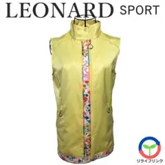 LEONARD SPORT レオナール ダウンベスト 44 美品 LEONARD SPORT レオナール ダウンベスト 44 美品 LEONARD
