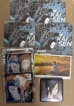 呪術廻戦　スクエア缶バッジ　アクリルフィギュア　吉野順平　アートコースター