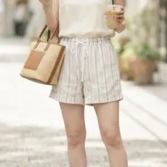 TODAYFUL トゥデイフル ハーフパンツ アイボリー ウエストゴム 春夏のサムネイル