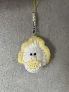 生牡蠣の赤ちゃんのあみぐるみキーホルダー