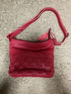 美品 BALLY バリー ショルダーバッグ イントレチャート タッセル ロゴ