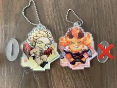 僕のヒーローアカデミア エンデヴァー ホークス アクリルキーホルダー 台座破損