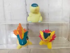 ポケモンキッズ　指人形　ヒノアラシ　マグマラシ　バクフーン　進化3体セット
