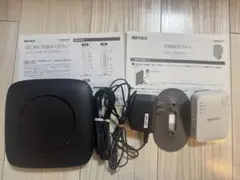 BUFFALO ルータ(WSR2533DHP3)+中継機(1166DHPS2)