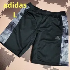 アディダス　クライマクール ハーフパンツ トレーニング L メンズ　黒　ロゴ