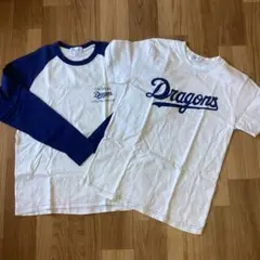 中日ドラゴンズ 公式ファンクラブ Tシャツ 2枚セットのサムネイル