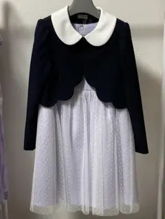 フォーマルワンピース　セットアップ　リボン付き　120cm