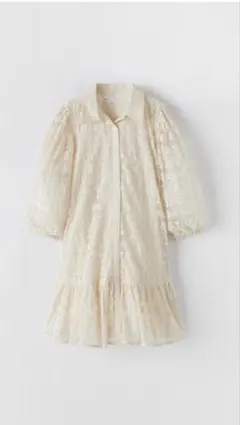 zara kids 7歳　120-130 レース　ワンピース