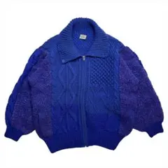 AVOCA ケーブル ハンドニット ジャケット 古着 メンズ F ユニセックス