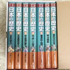 【箱付き】日本の歴史　全7巻セット　朝日学生新聞社　つぼいこう