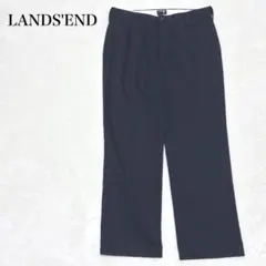 ランズエンド スラックス チノパン セミワイド ストレート コットン ビジネスのサムネイル
