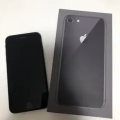 Apple iPhone 8 スペースグレー 箱付き