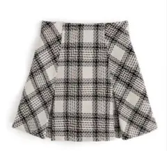 【S】GRL ツイード チェックミニスカート tu891