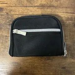 黒いナイロンコインケース