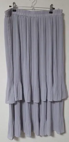 Clette クレット 大きいサイズ プリーツティアードスカート 4L