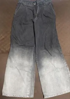 HARE グラデーション デニム　ブラック　Sサイズ