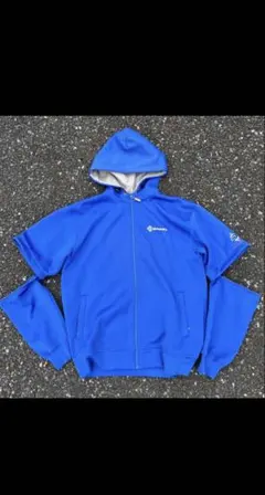新品 00s PIKO 2way blue zip-up hoodie y2kのサムネイル