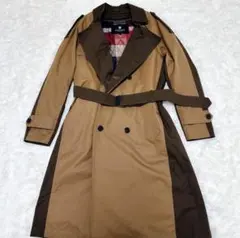 ブラックレーベルクレストブリッジ 2way バイカラートレンチコート バーバリー