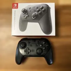 Nintendo Switch Proコントローラー ブラック　ジャンク品
