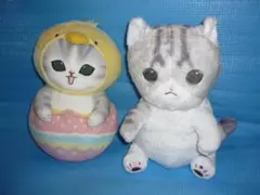 もちまる日記もちまるBIGぬいぐるみとモフサンドイースターにゃんBIGぬいぐるみ