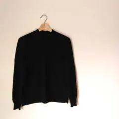 【極上の肌触り】ROGICA ロジカ カシミヤ100% ニット セーター M 黒