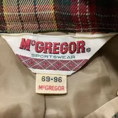 美品　マックレガー　ひざ丈スカート　定番チェック　毛　ラルフローレン　ホコモモラ