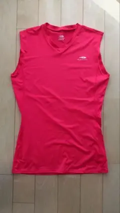 TIGORA 赤 Vネック タンクトップ XL