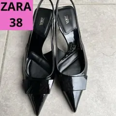 試着のみ⭐︎ZARA パンプス　ブラック 38⭐︎