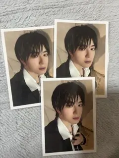 INI 佐野雄大 タワレコL判ハーフサイズ生写真3枚