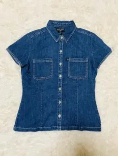 POLO JEANS カンパニーラルフローレン　半袖デニムシャツ　古着ビンテージ