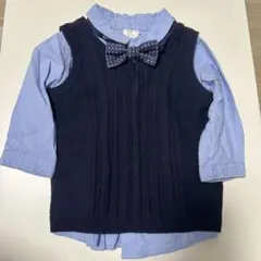 H&M フォーマルセット ネイビー/水色