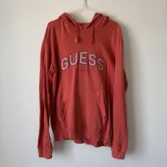GUESS パーカー オレンジ メンズ レディース Mサイズのサムネイル