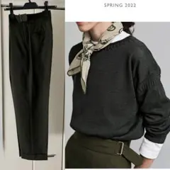 2022SS マーガレットハウエル×FOX brothers パンツカーキ 2