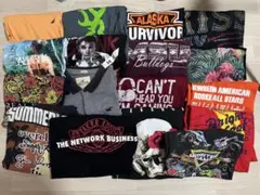 US古着など　Tシャツ　ポロシャツ　まとめ売り　17枚　送料込み　古着のサムネイル